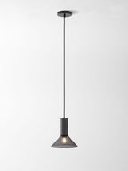 Concrete Pendant Light, Industrial Cement Ceiling Lamp, Black Grey, Kitchen
