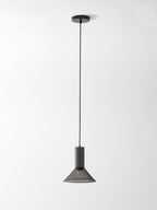 Concrete Pendant Light, Industrial Cement Ceiling Lamp, Black Grey, Kitchen