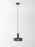 Concrete Pendant Light, Industrial Cement Ceiling Lamp, Black Grey, Kitchen