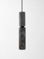 Concrete Pendant Light, Industrial Cement Ceiling Lamp, Black Grey, Kitchen