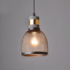 Concrete Pendant Light, Industrial Cement Ceiling Lamp, Black Grey, Kitchen