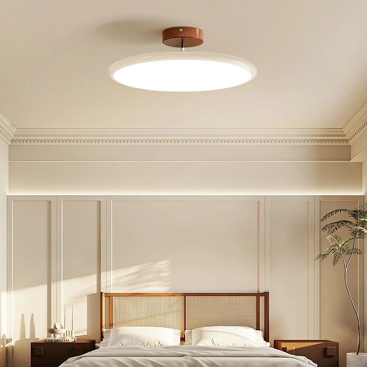 Adjustable LED Ceiling Spotlight, Integrated, Modern Kitchen Light, Green Beige