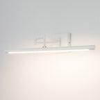 Swing Arm LED Vanity Light, Matte Black, Adjustable, Bathroom Mirror