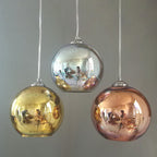 3D Fireworks Glass Pendant Light, Colorful LED, Adjustable Chain, Kitchen