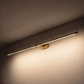 Linear Wall Sconce, Adjustable LED, Gold Black, Dimmable, Modern Bathroom