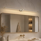 Linear Wall Sconce, Adjustable LED, Gold Black, Dimmable, Modern Bathroom