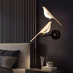Bird Wall Sconce, Adjustable Brightness LED, Magnetic Modern Accent Light