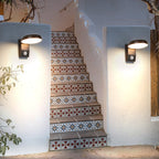Outdoor Wall Sconce, IP65 Adjustable LED, Square Round, Aluminum