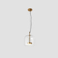 Modern Glass Pendant Light, LED Hanging Ceiling Lamp, Warm Kitchen Island